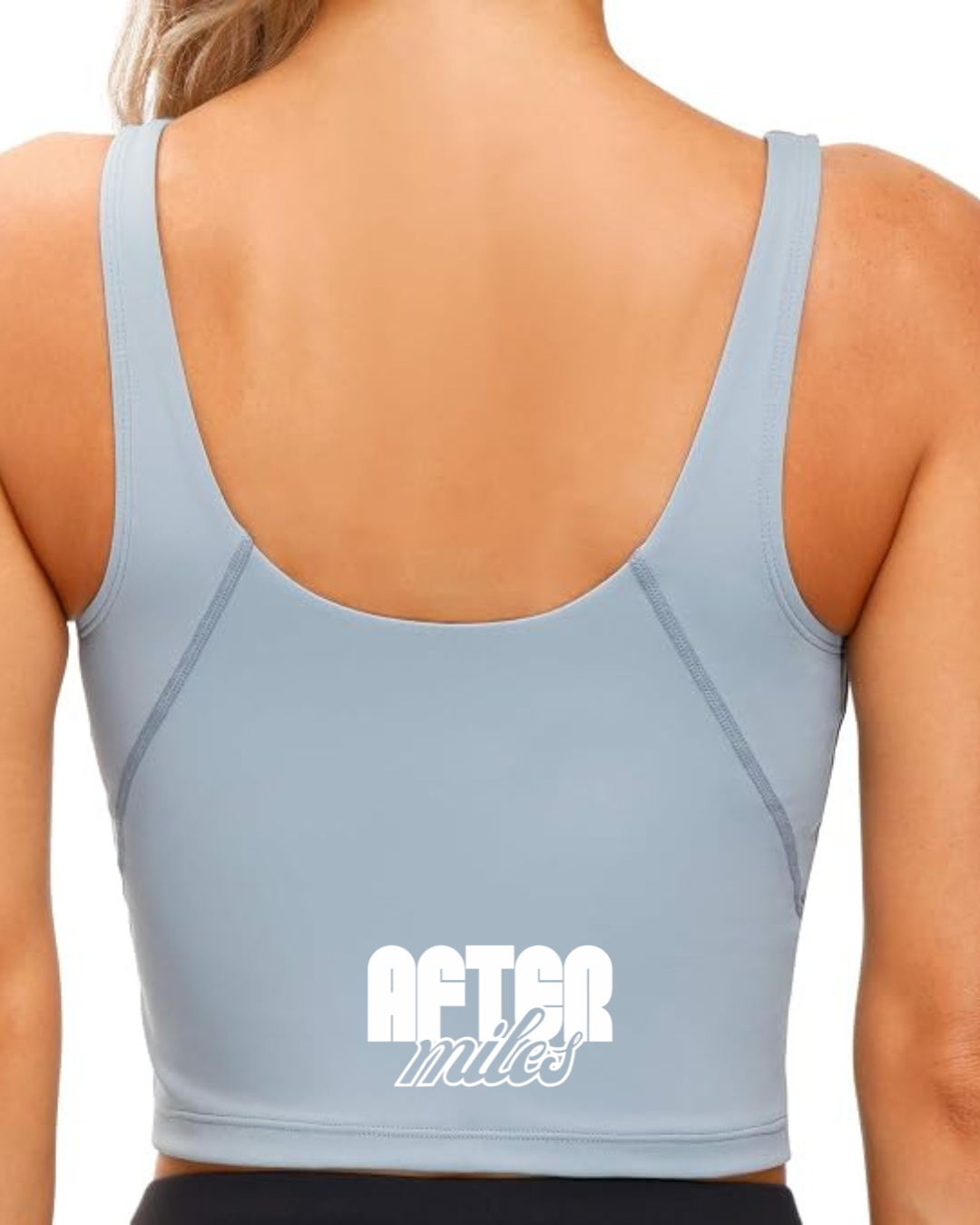 V-Neck Low-Back Crop