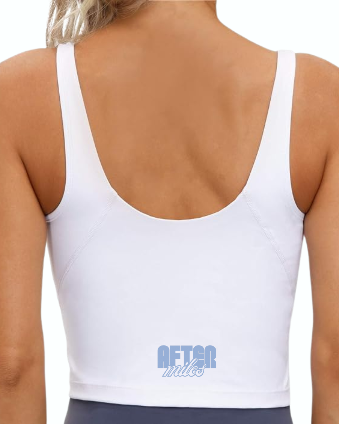 V-Neck Low-Back Crop