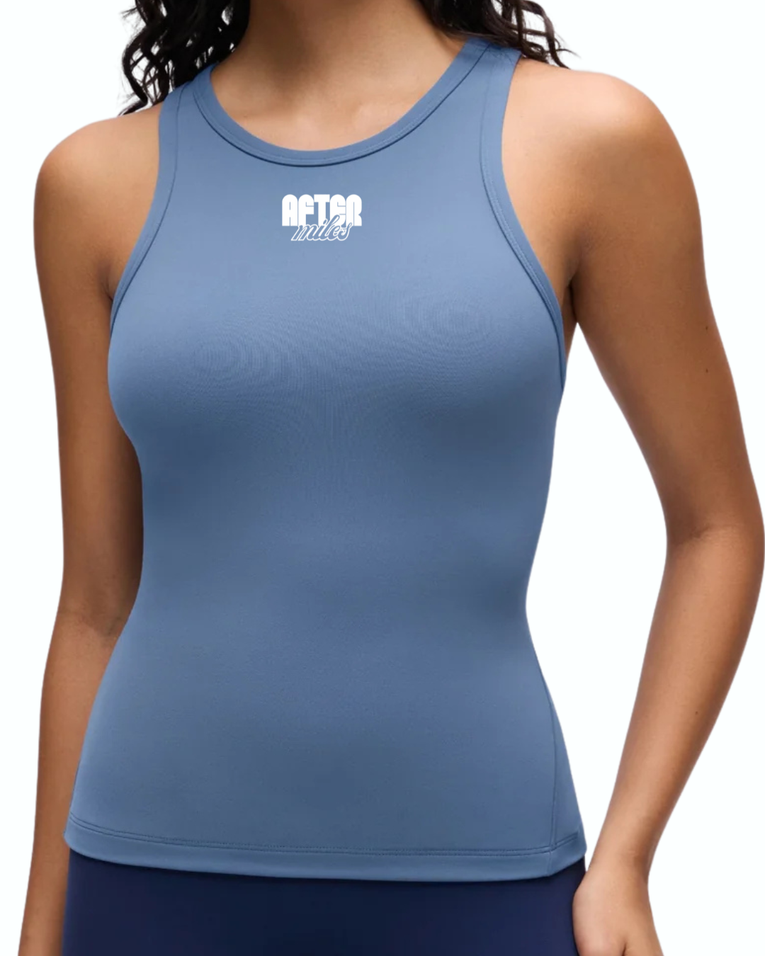 High Neck Racer Tank