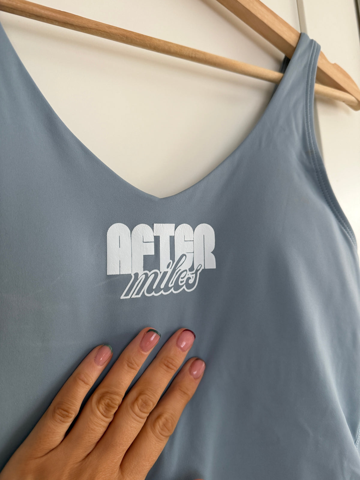 V Neck Built In Bra Crop - Small (SAMPLE)