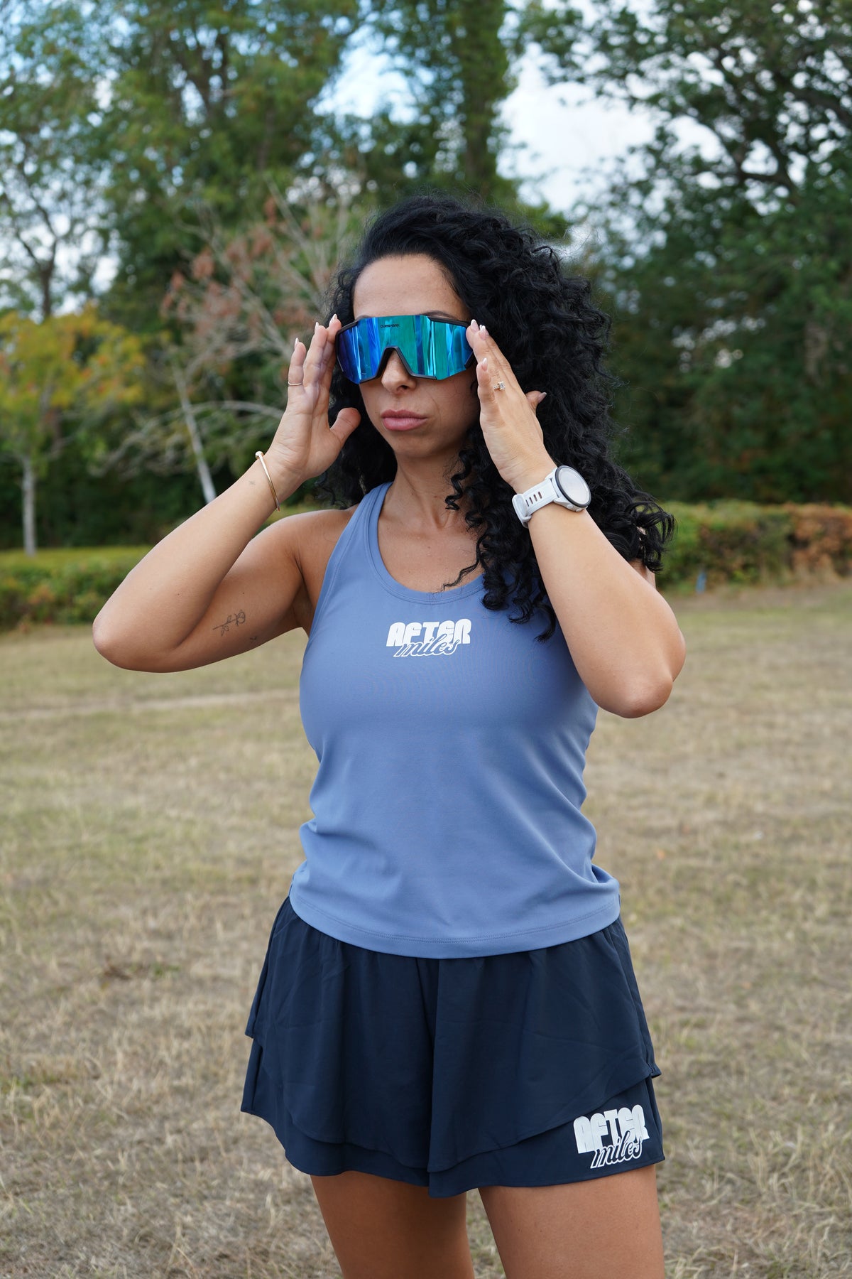 Low Neck Racer Tank