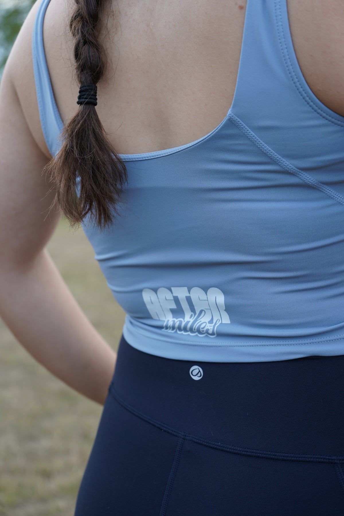 V-Neck Low-Back Crop