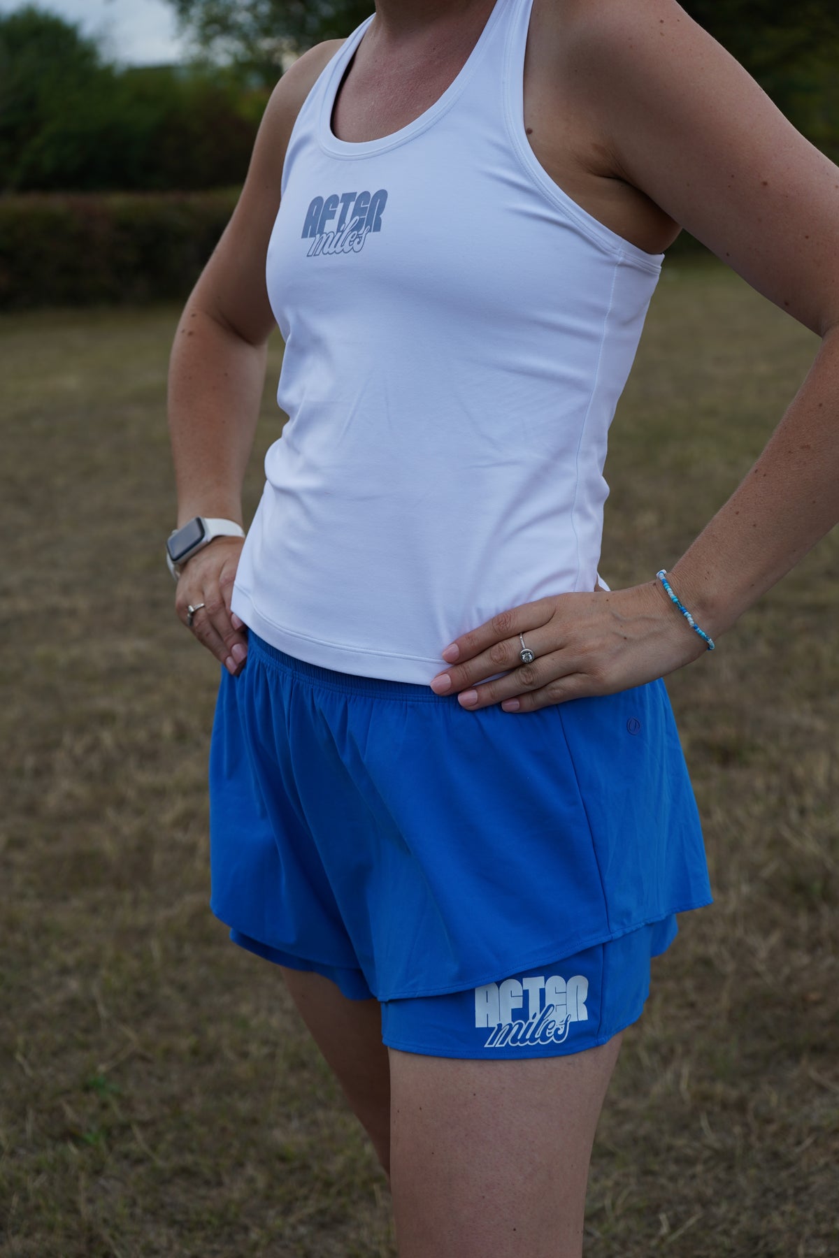 Low Neck Racer Tank